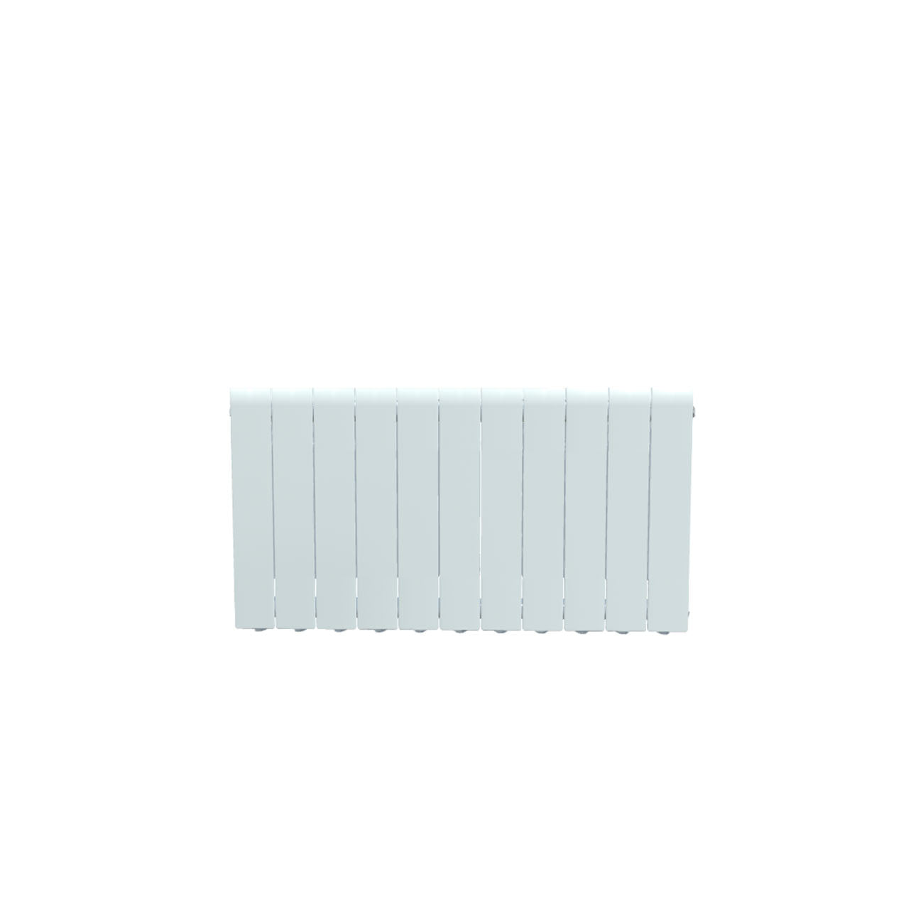Formby - White Aluminium Flat Top Horizontal Radiator H440mm x W900mm