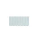 Formby - White Aluminium Flat Top Horizontal Radiator H440mm x W980mm