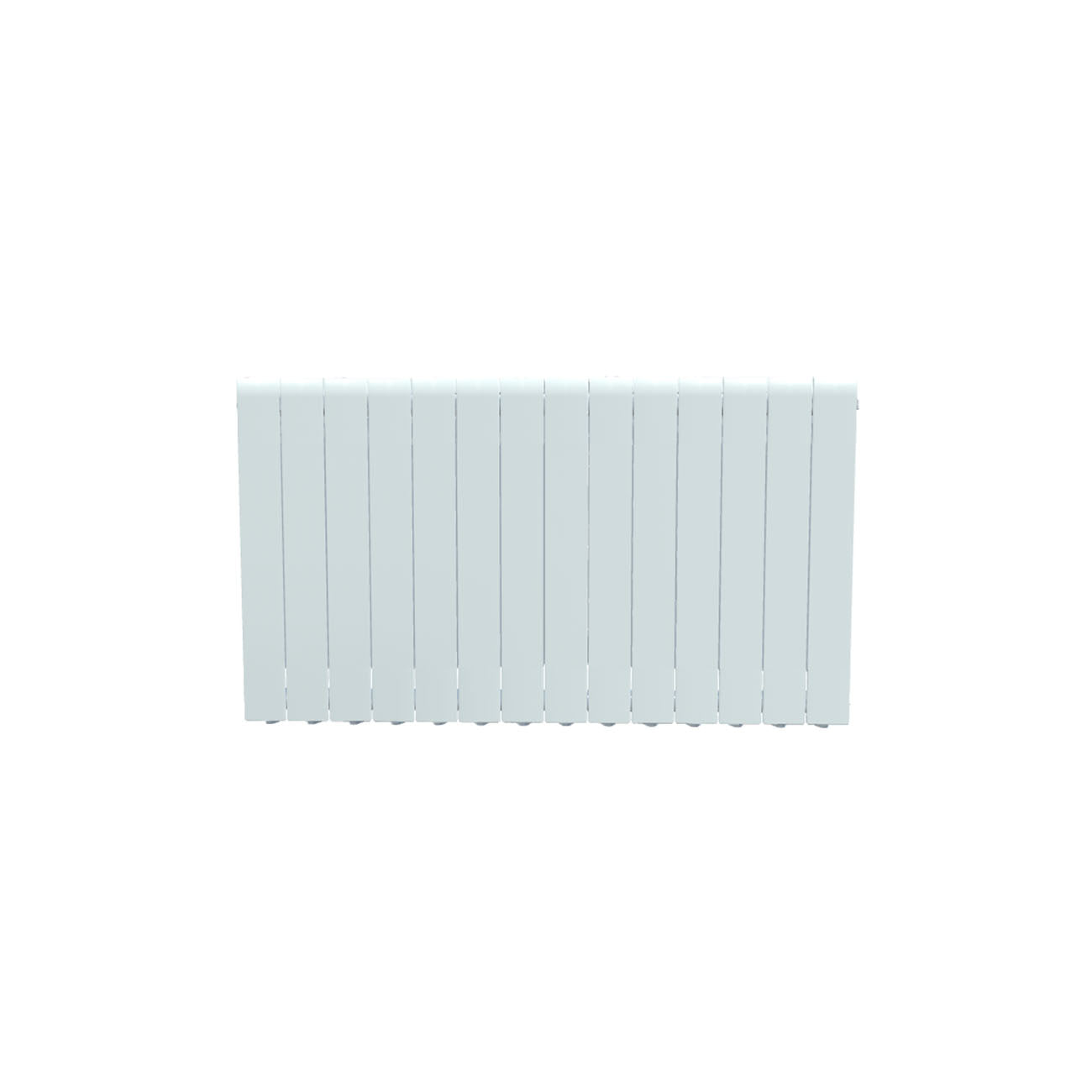 Formby - White Aluminium Flat Top Horizontal Radiator H590mm x W1140mm