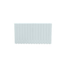 Formby - White Aluminium Flat Top Horizontal Radiator H590mm x W1140mm