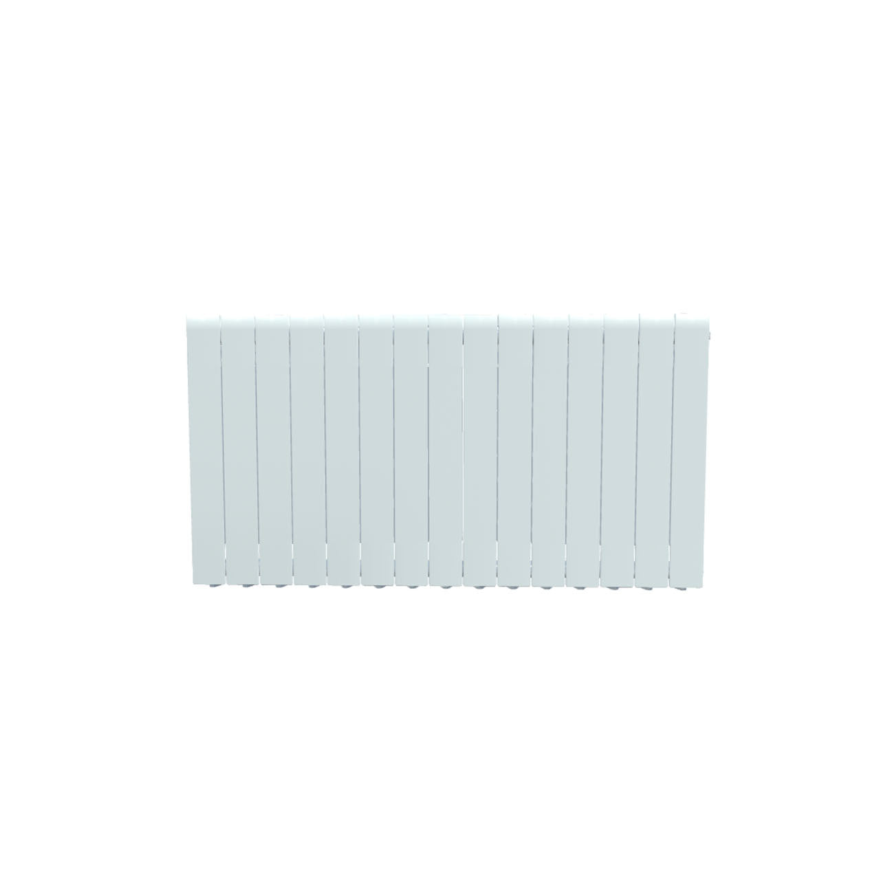 Formby - White Aluminium Flat Top Horizontal Radiator H590mm x W1220mm