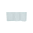 Formby - White Aluminium Flat Top Horizontal Radiator H590mm x W1380mm