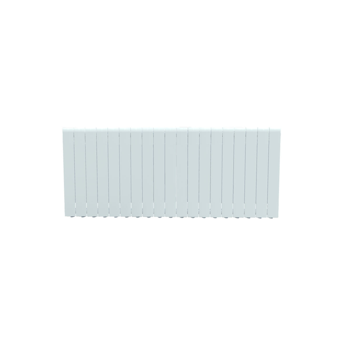 Formby - White Aluminium Flat Top Horizontal Radiator H590mm x W1540mm