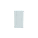Formby - White Aluminium Flat Top Vertical Radiator H590mm x W340mm