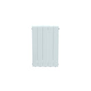 Formby - White Aluminium Flat Top Vertical Radiator H590mm x W420mm