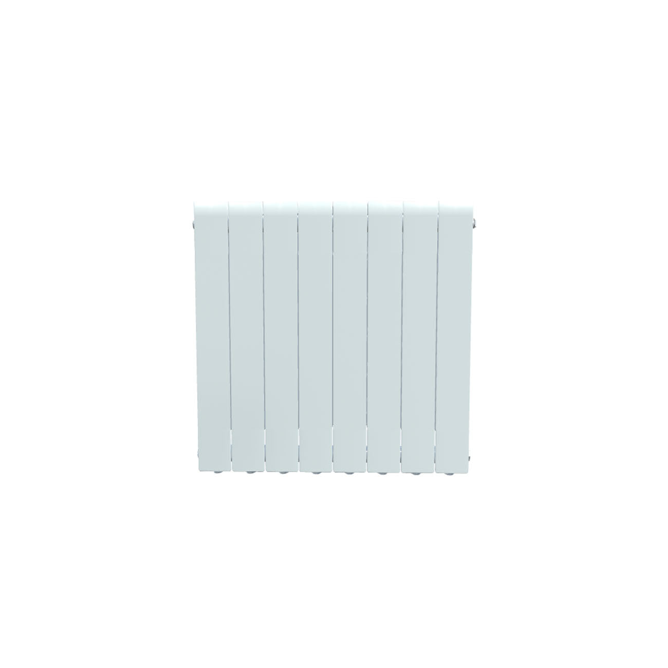 Formby - White Aluminium Flat Top Horizontal Radiator H590mm x W660mm