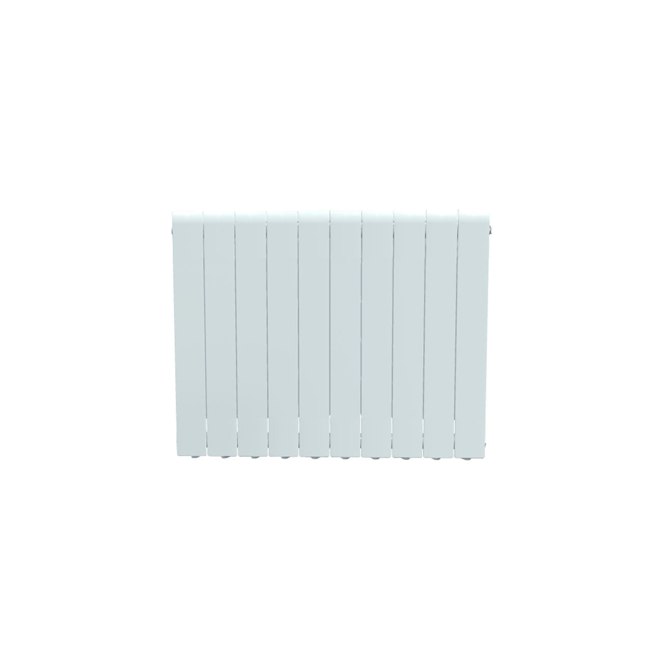 Formby - White Aluminium Flat Top Horizontal Radiator H590mm x W820mm