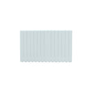 Formby - White Aluminium Flat Top Horizontal Radiator H690mm x W1220mm
