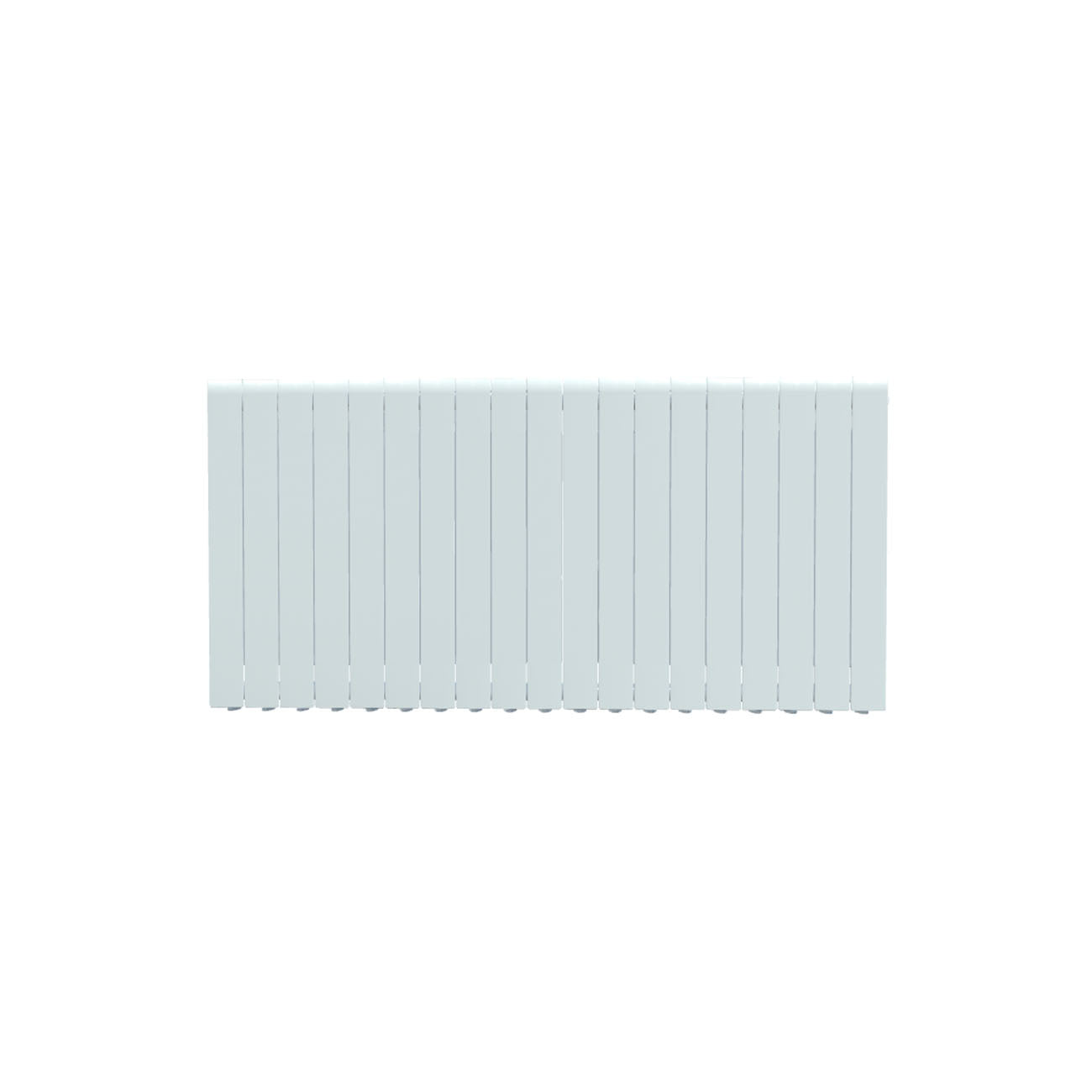 Formby - White Aluminium Flat Top Horizontal Radiator H690mm x W1540mm