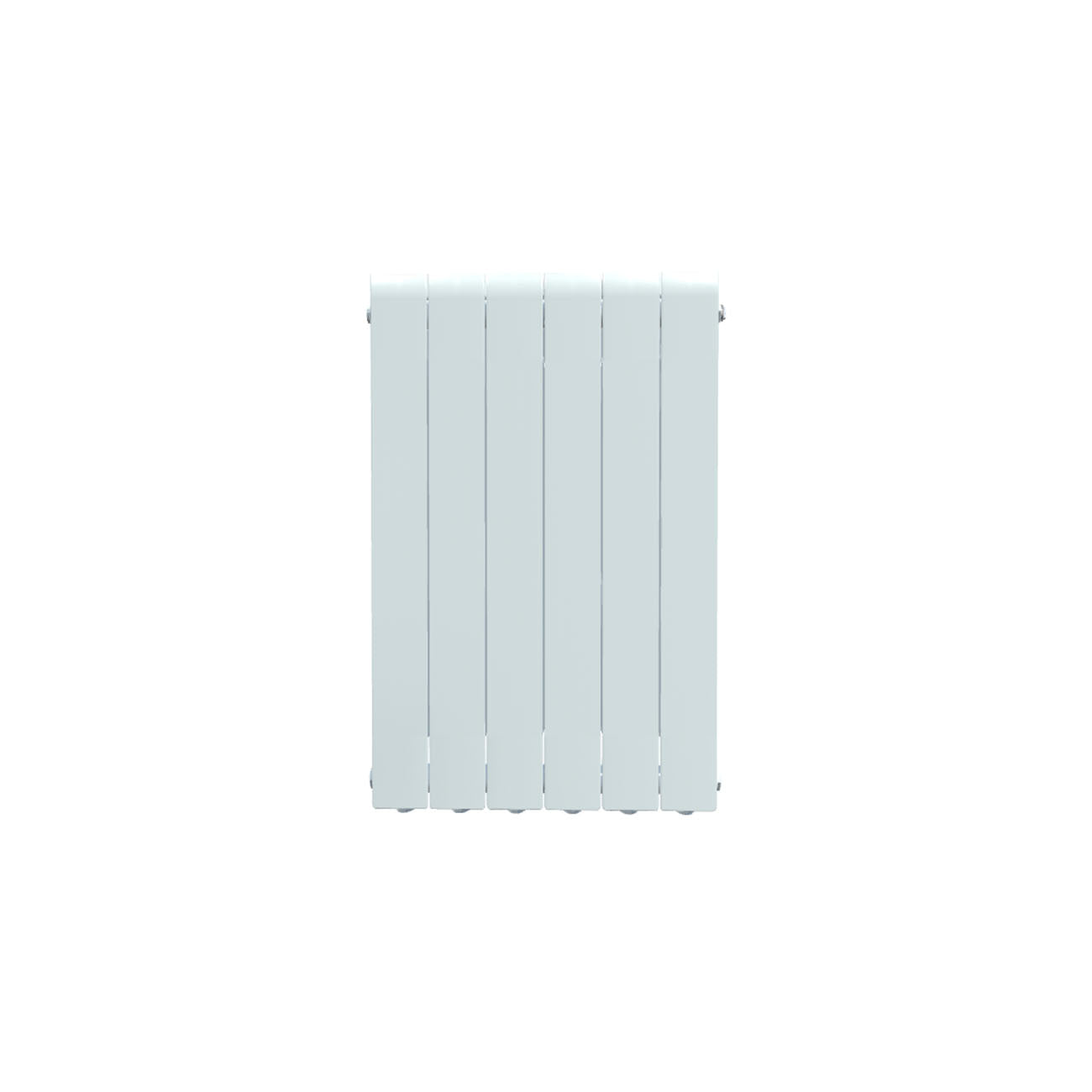 Formby - White Aluminium Flat Top Vertical Radiator H690mm x W500mm