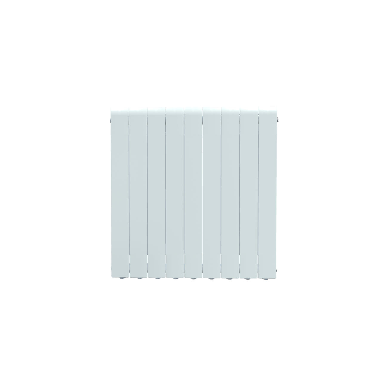 Formby - White Aluminium Flat Top Horizontal Radiator H690mm x W740mm