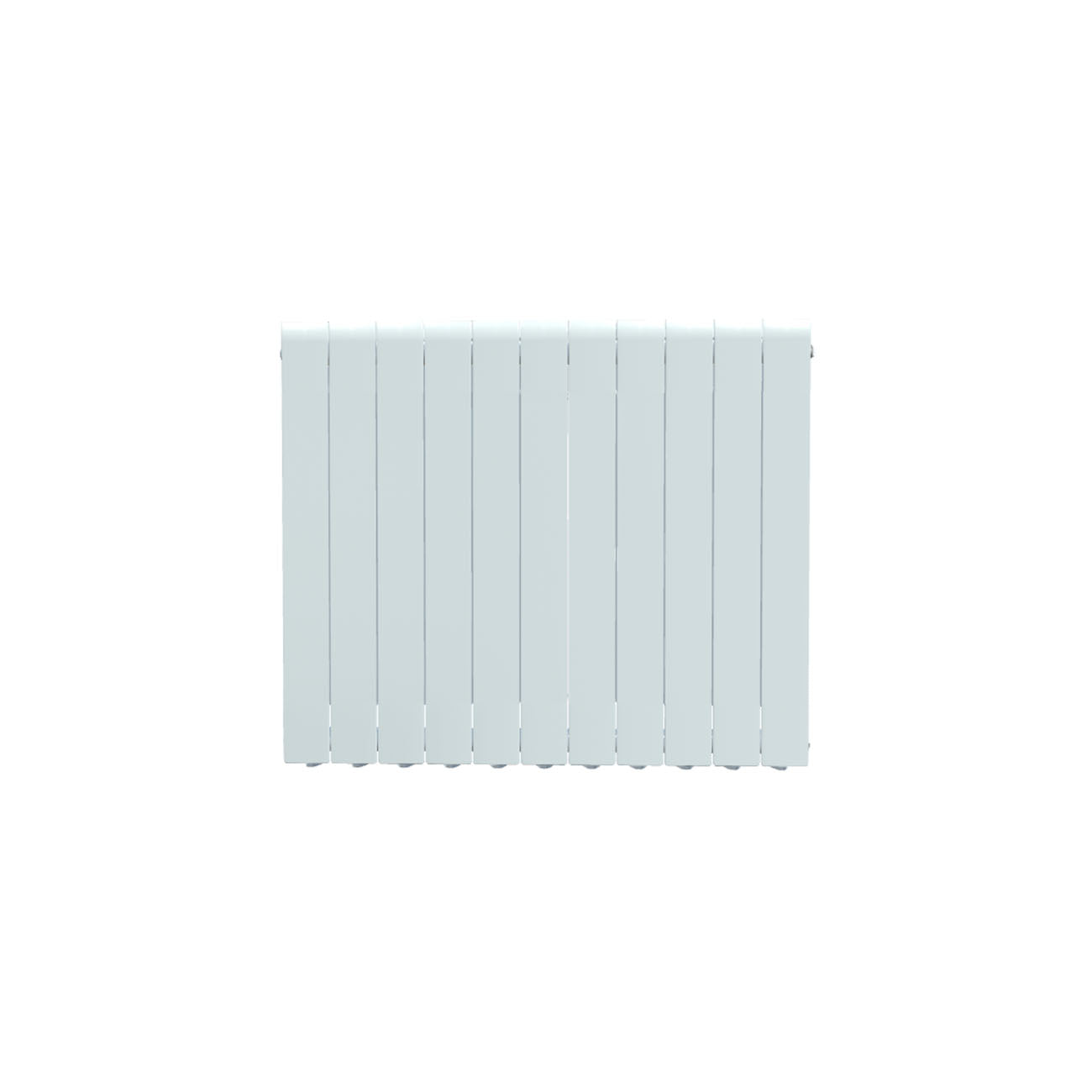 Formby - White Aluminium Flat Top Horizontal Radiator H690mm x W900mm