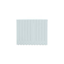 Formby - White Aluminium Flat Top Horizontal Radiator H690mm x W900mm