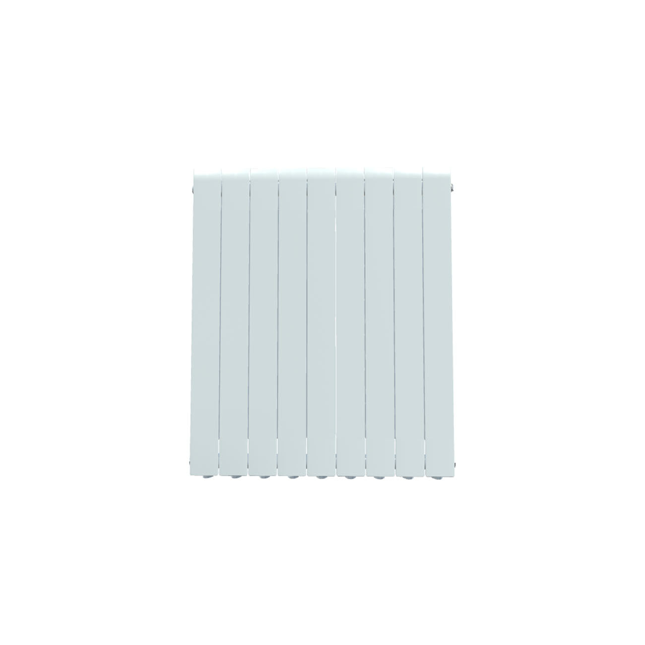 Formby - White Aluminium Flat Top Vertical Radiator H790mm x W740mm