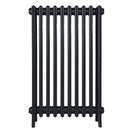 Grace - Astral Grey Dark Cast Iron Column Radiator H950mm x W635mm 4 Column - Floor Standing
