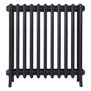 Grace - Astral Grey Dark Cast Iron Column Radiator H700mm x W696mm 4 Column - Wall Hung