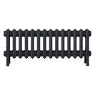 Grace - Astral Grey Dark Cast Iron Column Radiator H300mm x W877mm 4 Column - Wall Hung