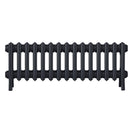 Grace - Astral Grey Dark Cast Iron Column Radiator H300mm x W938mm 4 Column - Wall Hung