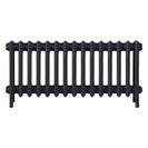 Grace - Astral Grey Dark Cast Iron Column Radiator H450mm x W938mm 4 Column - Wall Hung