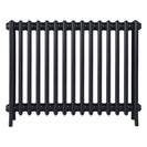 Grace - Astral Grey Dark Cast Iron Column Radiator H700mm x W938mm 4 Column - Wall Hung