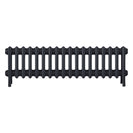 Grace - Astral Grey Dark Cast Iron Column Radiator H300mm x W1119mm 4 Column - Wall Hung