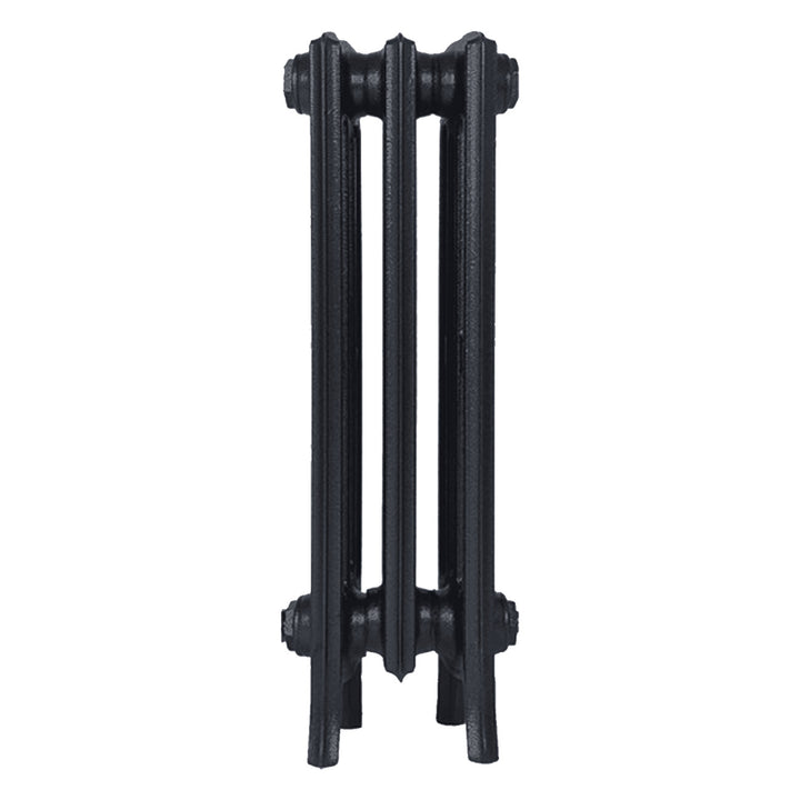 Grace - Astral Grey Dark Cast Iron Column Radiator H650mm x W212mm 4 Column - Floor Standing
