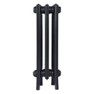 Grace - Astral Grey Dark Cast Iron Column Radiator H650mm x W212mm 4 Column - Floor Standing