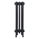 Grace - Astral Grey Dark Cast Iron Column Radiator H700mm x W212mm 4 Column - Wall Hung