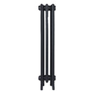 Grace - Astral Grey Dark Cast Iron Column Radiator H950mm x W212mm 4 Column - Floor Standing