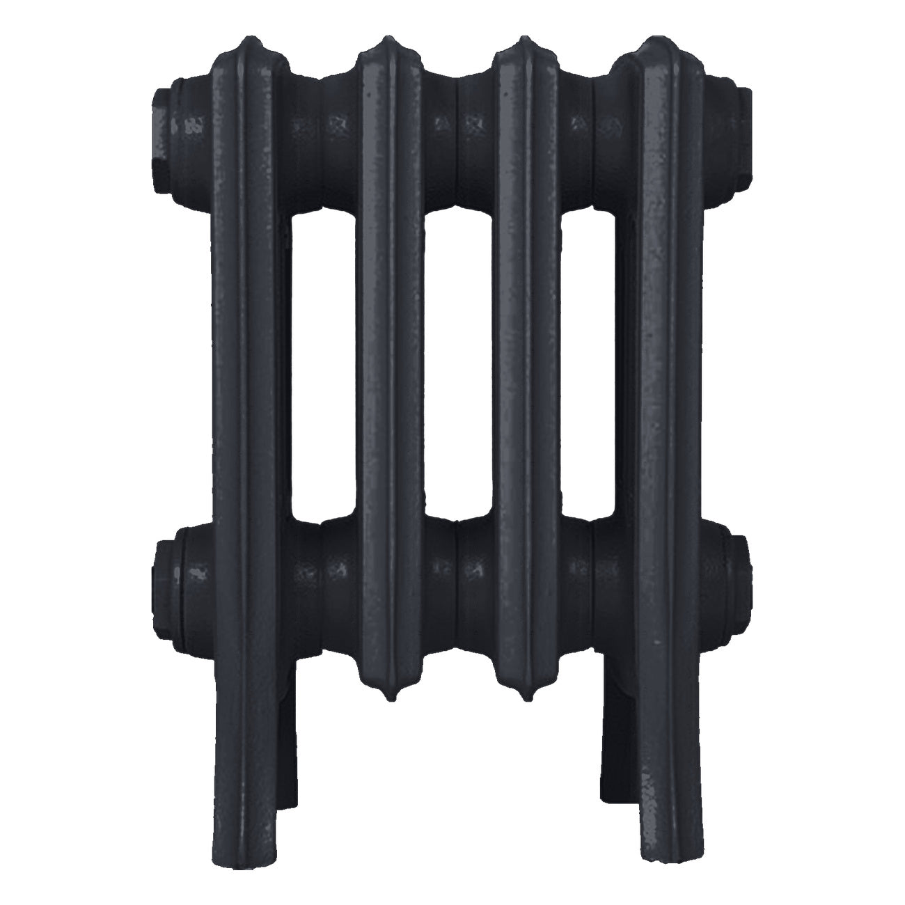 Grace - Astral Grey Dark Cast Iron Column Radiator H300mm x W272mm 4 Column - Wall Hung