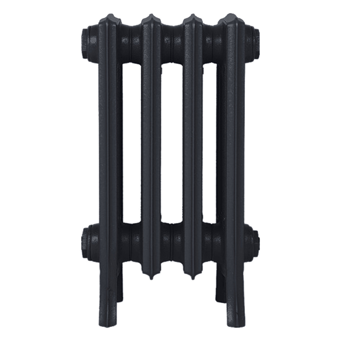 Grace - Astral Grey Dark Cast Iron Column Radiator H450mm x W272mm 4 Column - Wall Hung