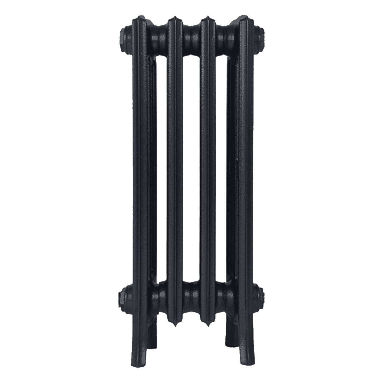 Grace - Astral Grey Dark Cast Iron Column Radiator H650mm x W272mm 4 Column - Floor Standing