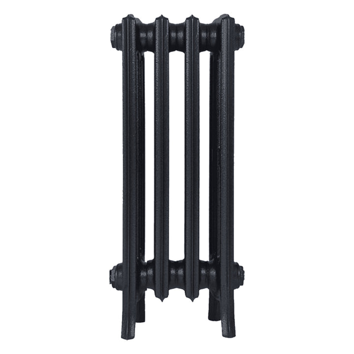 Grace - Astral Grey Dark Cast Iron Column Radiator H650mm x W272mm 4 Column - Floor Standing