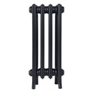 Grace - Astral Grey Dark Cast Iron Column Radiator H650mm x W272mm 4 Column - Floor Standing
