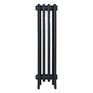 Grace - Astral Grey Dark Cast Iron Column Radiator H950mm x W272mm 4 Column - Floor Standing