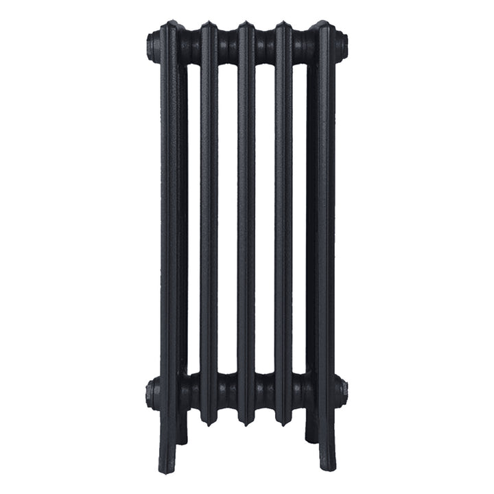 Grace - Astral Grey Dark Cast Iron Column Radiator H700mm x W333mm 4 Column - Wall Hung