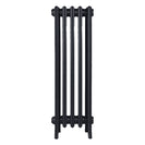 Grace - Astral Grey Dark Cast Iron Column Radiator H950mm x W333mm 4 Column - Floor Standing