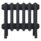 Grace - Astral Grey Dark Cast Iron Column Radiator H300mm x W393mm 4 Column - Wall Hung
