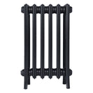 Grace - Astral Grey Dark Cast Iron Column Radiator H600mm x W393mm 4 Column - Wall Hung
