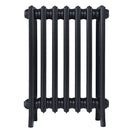 Grace - Astral Grey Dark Cast Iron Column Radiator H600mm x W454mm 4 Column - Wall Hung