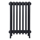 Grace - Astral Grey Dark Cast Iron Column Radiator H700mm x W454mm 4 Column - Wall Hung
