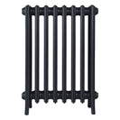 Grace - Astral Grey Dark Cast Iron Column Radiator H700mm x W514mm 4 Column - Wall Hung