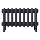 Grace - Astral Grey Dark Cast Iron Column Radiator H300mm x W575mm 4 Column - Wall Hung