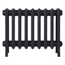 Grace - Astral Grey Dark Cast Iron Column Radiator H450mm x W575mm 4 Column - Wall Hung