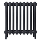 Grace - Astral Grey Dark Cast Iron Column Radiator H600mm x W575mm 4 Column - Wall Hung