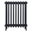 Grace - Astral Grey Dark Cast Iron Column Radiator H700mm x W575mm 4 Column - Wall Hung