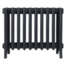 Grace - Astral Grey Dark Cast Iron Column Radiator H450mm x W635mm 6 Column - Wall Hung