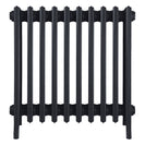 Grace - Astral Grey Dark Cast Iron Column Radiator H600mm x W635mm 6 Column - Wall Hung