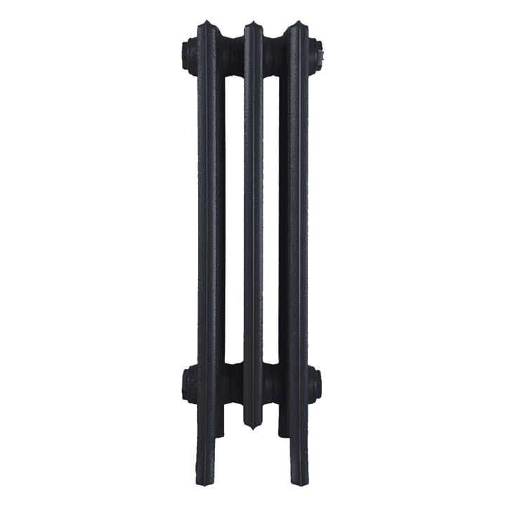 Grace - Astral Grey Dark Cast Iron Column Radiator H600mm x W212mm 6 Column - Wall Hung