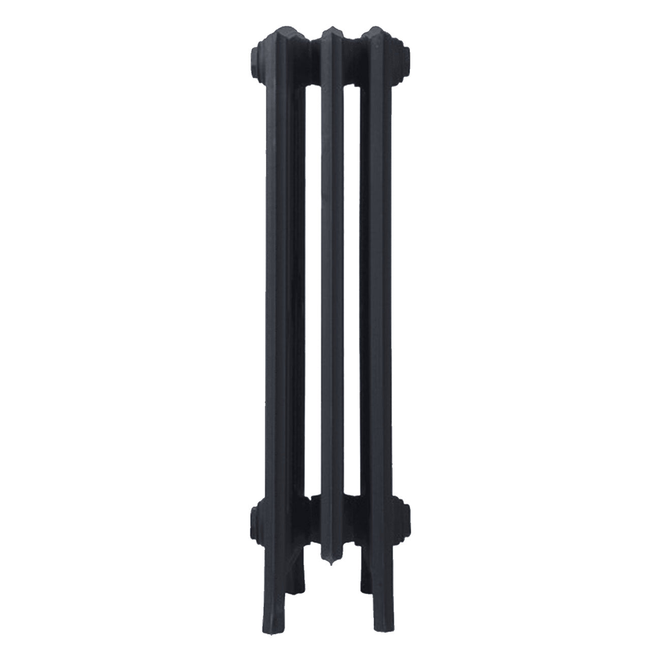 Grace - Astral Grey Dark Cast Iron Column Radiator H700mm x W212mm 6 Column - Wall Hung